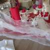 déco rouge et blanche