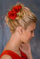 chignon banane mariage
